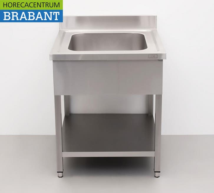 HCB RVS Spoeltafel spoelbak 70 x 70 cm Horeca, Zakelijke goederen, Horeca | Meubilair en Inrichting, Ophalen of Verzenden