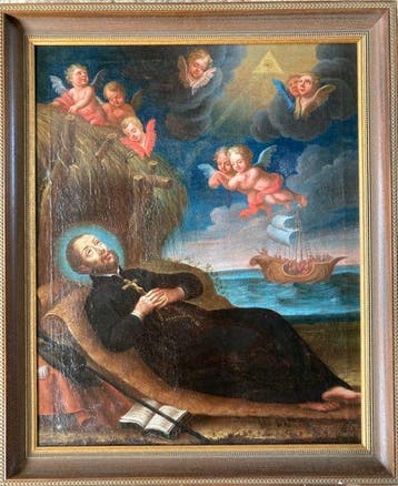 European School (XVII-XVIII) - The Death of St. Francis
