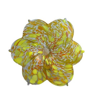 Tafelmiddenstuk (2) - Glas - Bloemen in Kunstglas