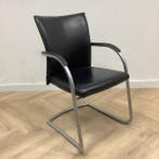 complete set 2 stuks Aspa / Klöber vergaderstoelen, zwart, Huis en Inrichting, Gebruikt, Zwart