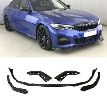 Carbon Performance Look Front Spoiler BMW G20 G21 B0425, Nieuw, Voor, BMW