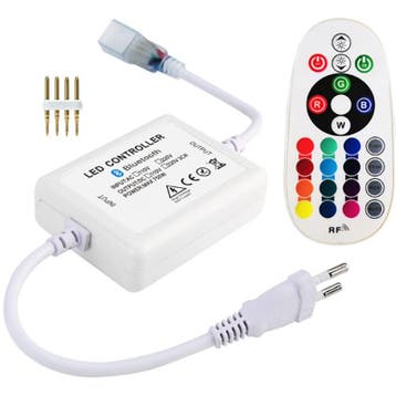 Dimbare Smart LED Strip Afstandsbediening Set 720W RGB, Verzenden