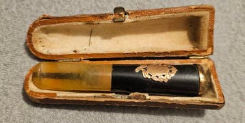 Sans prix de réserve - Pipe - Or, et dautres matériaux,, Verzamelen, Rookartikelen, Aanstekers en Luciferdoosjes, Nieuw