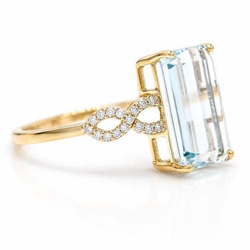 Zonder minimumprijs - Ring - 14 karaat Geel goud - 3.05ct., Nieuw