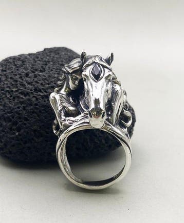 Sans prix de réserve - Bague à empiler Argent