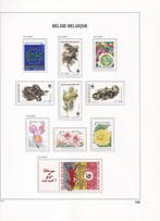 Belgique 2000/2001 - 2 éditions complètes - POSTFRIS - sur