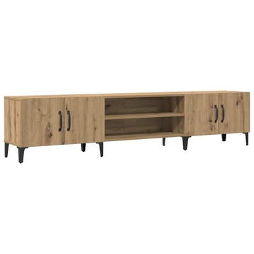 Tv-meubel eiken 180cm | 35% korting | Retour deal, Verzenden, 150 tot 200 cm, Zo goed als nieuw, Minder dan 100 cm