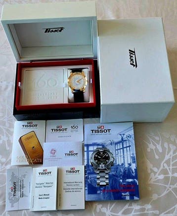 Tissot - Tissot Héritage Navigator 160th Anniversary 18k, Nieuw