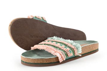 Lazamani Slippers in maat 39 Groen, Slippers, Verzenden, Lazamani, Gedragen