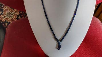 Oud-Romeins, Keizerrijk Glas Romeinse glazen kralen ketting,