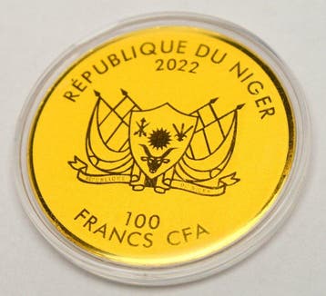 Niger. 100 Francs 2022 Franz Joseph - 1/200oz (.999) (Sans