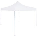 vidaXL Partytent professioneel inklapbaar 2x2 m staal wit, Tuin en Terras, Verzenden, Nieuw
