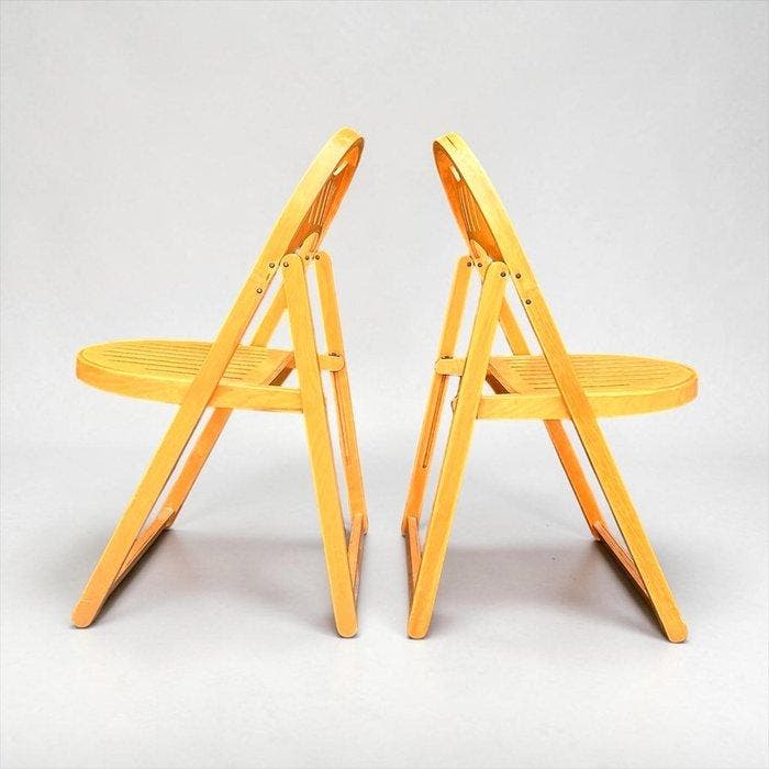 OTK - Klapstoel - B- 751 - Multiplex, Bentwood beukenhout -, Antiek en Kunst, Kunst | Designobjecten