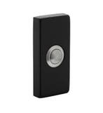 Deurbel rechthoekig 65x30x10 mm verdekt rvs / zwart - voo..., Ophalen of Verzenden, Nieuw, Overige typen