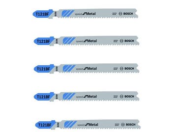 Veiling - 10x Bosch decoupeerzaagblad T121BF Speed for Metal, Nieuw