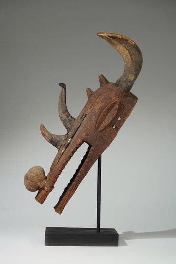 Een houten masker - Kono - Bamana - Mali (Zonder