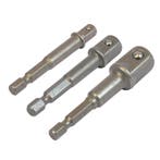 Accu boormachine adapter – verloop 1/4 , 3/8 , 1/2 inch, Ophalen of Verzenden, Nieuw