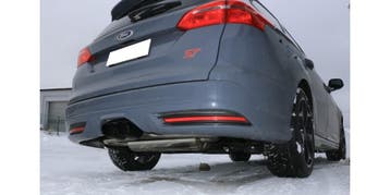 FOX Ford Focus III ST Tournament Einddemper dwars, uitgang i, Verzenden, Nieuw