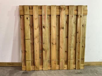 Veiling - 7x Grenen 17-planks tuinscherm geïmpregneerd 180x, Tuin en Terras, Nieuw