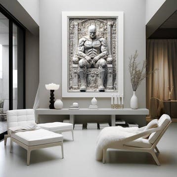 Artxlife - Batman Throne Lego Relief, Nieuw