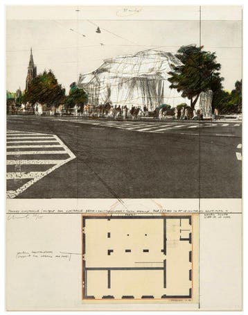 Christo (1935-2020) - Compleet Portfolio van 4 lithografieën