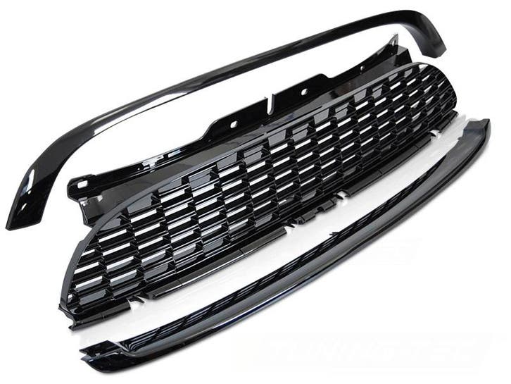 Grill | Mini Cooper | 06-10 3d hat. R56 / Clubman 07-10 4d s, Auto-onderdelen, Carrosserie, Nieuw, Mini, Verzenden