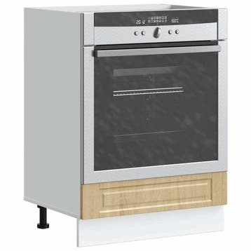 vidaXL Ovenkast Porto bewerkt hout sonoma eikenkleurig, Verzenden