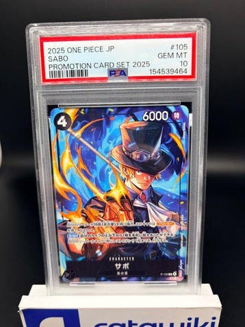 One Piece - 1 Graded card - Sabo P - P-105 - PSA 10 -