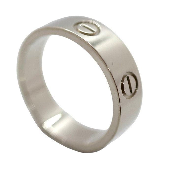 Cartier - Ring - Love - 18 karaat Witgoud, Handtassen en Accessoires, Ringen