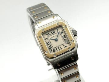 Cartier - Santos Galbée PM - 1567 - Serviced - Dames -, Nieuw