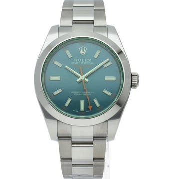 Rolex - Milgauss Watch Green Sapphire Z Blue -, Nieuw