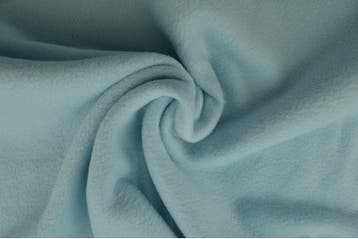 10 meter fleece stof - Baby blauw - 100% polyester, 120 cm of meer, Polyester, Verzenden, Blauw
