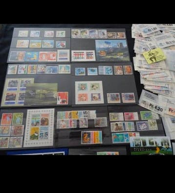 Zwitserland - Zwitserland 1986 _2005 postzegels nieuw met, Gestempeld