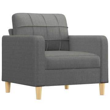 Fauteuil donkergrijs | Tweede kansje | OP = OP, Verzenden, 75 tot 100 cm, Zo goed als nieuw, 75 tot 100 cm