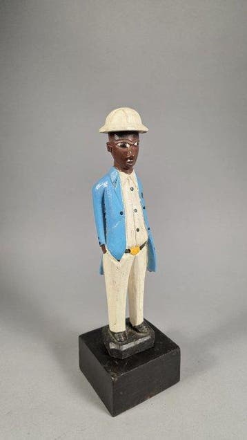 Houten standbeeld Colon - Yoruba - Nigeria (Zonder