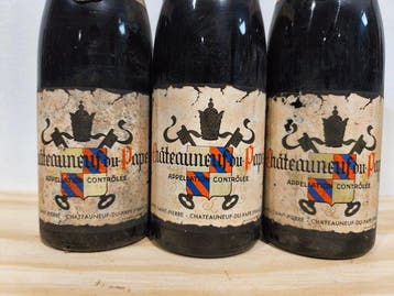 1964 Caves Saint-Pierre - Châteauneuf-du-Pape - 3 Flessen