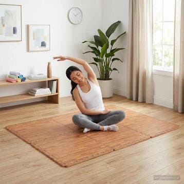vidaXL Vloermatten 24 st 8,64  EVA-schuim houtnerfprint, Sport en Fitness, Verzenden, Nieuw
