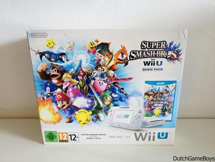Nintendo Wii U - White Console - Basic Pack - Super Smash Br, Games en Spelcomputers, Spelcomputers | Nintendo Wii U, Gebruikt