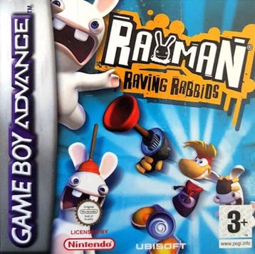 Rayman Raving Rabbids - Gameboy Advance (Losse Cassette), Games en Spelcomputers, Ophalen of Verzenden, Zo goed als nieuw