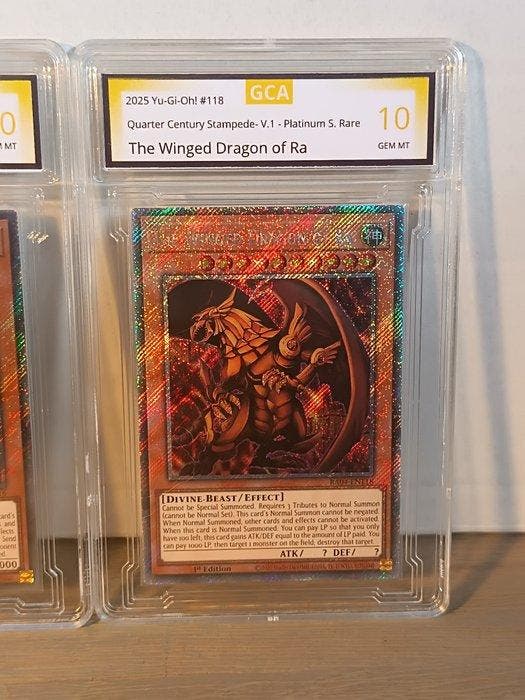 Konami - 3 Card - Yu-Gi-Oh! - The Winged Dragon of Ra,, Verzamelen, Overige Verzamelen
