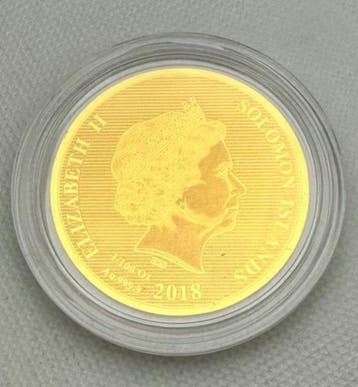 Salomonseilanden. 10 Dollars 2018 Elizabeth II - 1/100oz