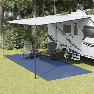 vidaXL Tenttapijt 6x2,5 m blauw, Verzenden, Nieuw