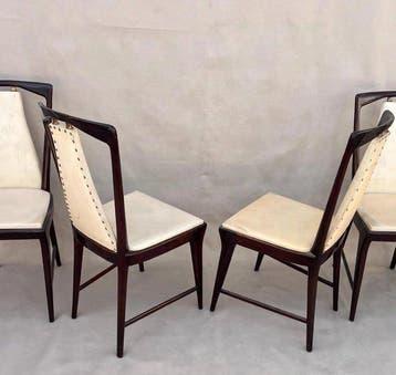 Osvaldo Borsani - Chaise (6) - Acajou