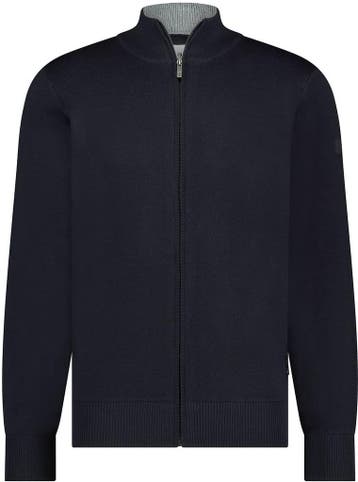 State Of Art Vest Wol Blend Navy maat Maat 48/50 (M) Heren, State of Art, Nieuw, Verzenden, Maat 48/50 (M)
