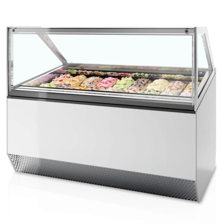 Schepijsvitrine | MILLENNIUM | 181L | 18x 5L | -14°C/-20°C, Zakelijke goederen, Horeca | Keukenapparatuur, Nieuw in verpakking