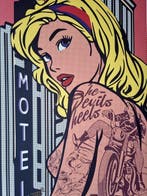 Tushikuni - INKED PIN-UP - Roy Lichtenstein vs Kuni