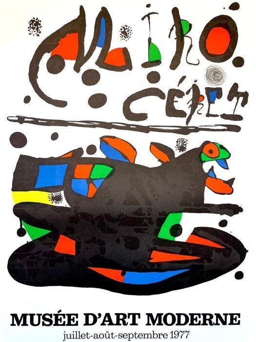 Joan Miró, after - Miró Ceret - Original lithographic print, Antiquités & Art, Art | Dessins & Photographie