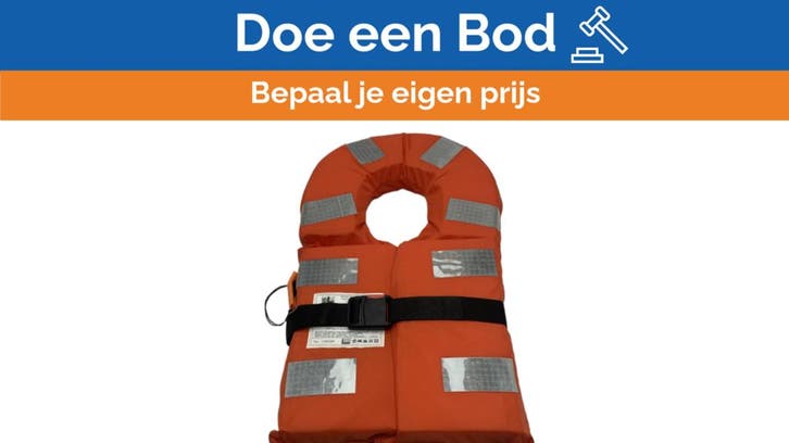 Bieden: High-Visibility Adult Safety Life Jacket - Durable,, Watersport en Boten, Watersportkleding, Ophalen of Verzenden