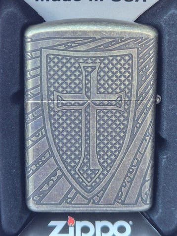 Zippo - Veritas Animvs Armor Case - Erzengel im Antiklook