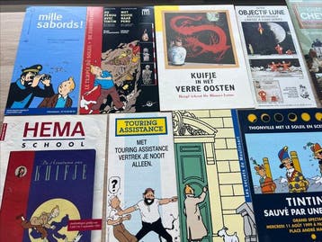Kuifje - 35 Promotional Material - Diverse flyers, folders,